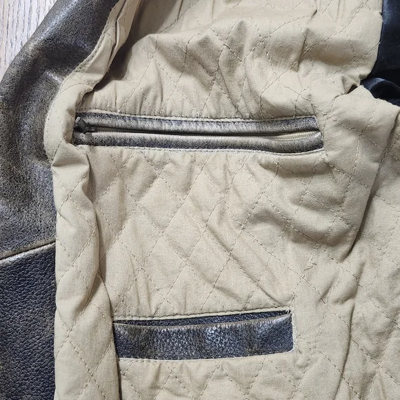 Tan Leather Jacket - Picture 9 of 10